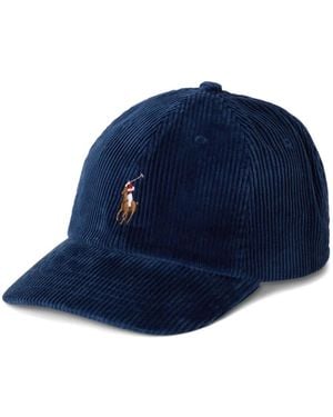 Polo Ralph Lauren Corduroy Baseball Cap - Blue