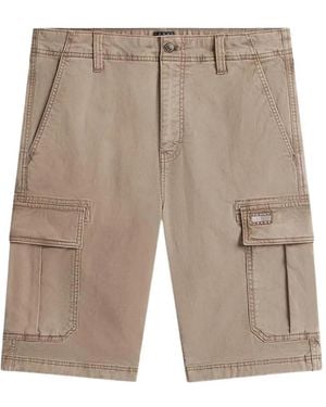 Tommy Hilfiger Otis Recycled-Cotton Cargo Shorts - White
