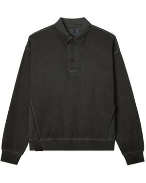 Izzue Sweat À Col En Velours Côtelé - Black
