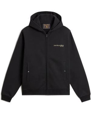 Woolrich Hoodie Met Grafische Print - Zwart