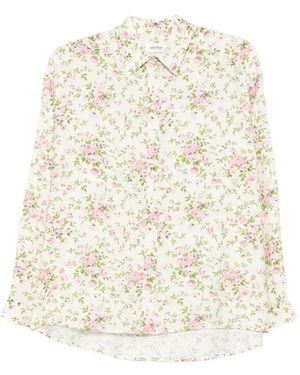Ottod'Ame Floral-Print Shirt - White