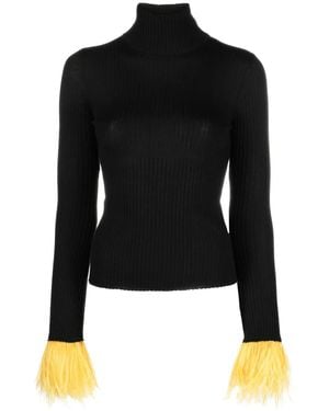 La DoubleJ Cashmere-Blend High Kick Top - Black