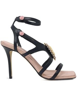 Madison Maison Cameo Leather Sandals - White