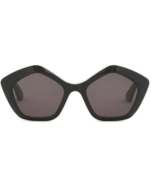 Marni Eluvi Hexagonal Sunglasses - Grey