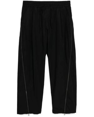 CROQUIS Zip-Detail Pants - Black