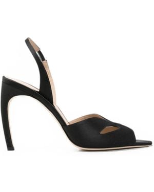 Victoria Beckham Harlow Slingback Sandals - Black