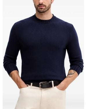 Sisley Crew-Neck Jumper - Blue