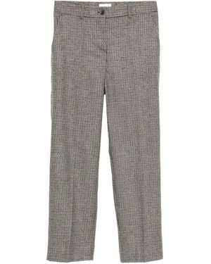 P.A.R.O.S.H. Houndstooth Trousers - Grey