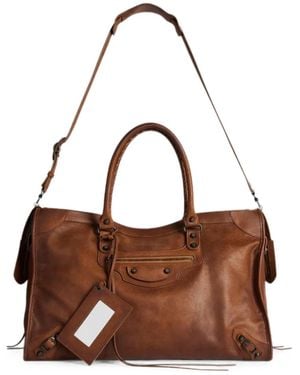 Balenciaga Borsa Le City Grande - Marrone