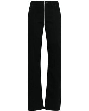 Mugler Straight-Leg Jeans - Black