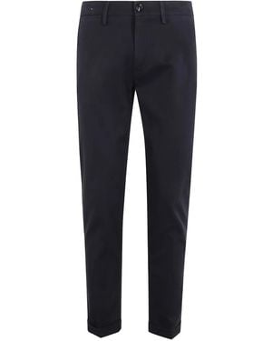 Re-hash Pantalon Chino À Chevilles Resserrées - Bleu
