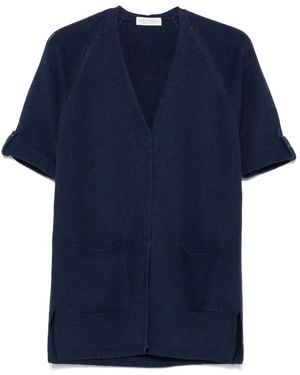 Le Tricot Perugia Knitted Shirt - Blue