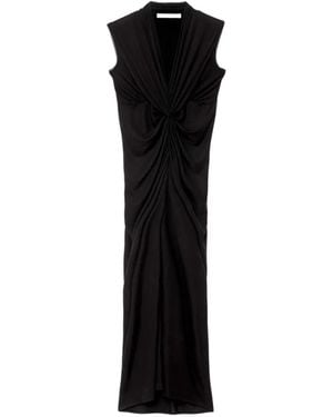 AllSaints Ruched Jersey Maxi Dress - Black