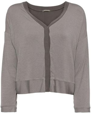 Transit Panelled Cardigan - Grey