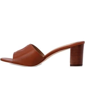 Polo Ralph Lauren Everley Block-Heel Sandals - Brown