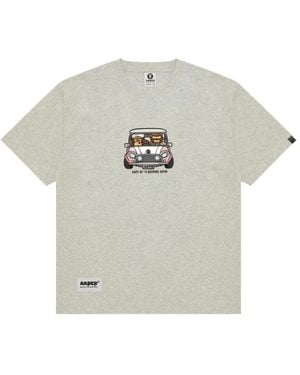 Aape By A Bathing Ape Graphic T-Shirt - Grey
