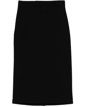 Liviana Conti Falda de tubo midi Aglaia - Negro