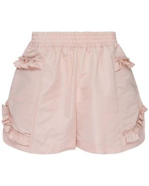 Simone Rocha Ruffle-Trimmed Shorts - Pink