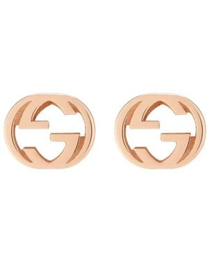 Gucci Interlocking Ohrringe - Pink