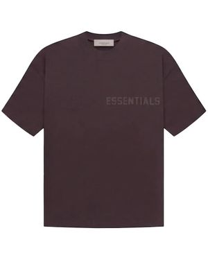 Fear Of God Logo-Print Short-Sleeve T-Shirt - Purple