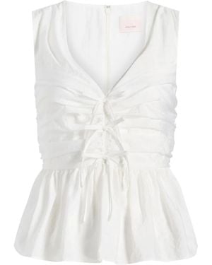 Cinq À Sept Sina Top - White