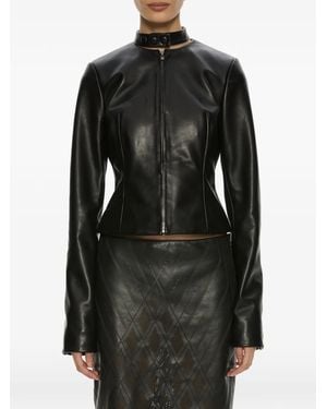 Christopher Esber Richie Leather Jacket - Black