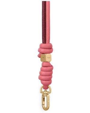Maison De Sabre Twist Knot Leather Bag Strap - Red