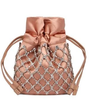 Aquazzura Bolso de mano Crystal Lover mini - Rosa