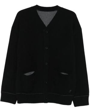 Sacai Button-Up Cardigan - Black