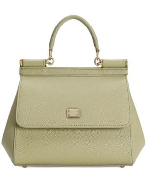 Dolce & Gabbana Medium Sicily Tote Bag - Metallic