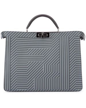 Fendi Peekaboo Iseeu Tote Bag - Grey