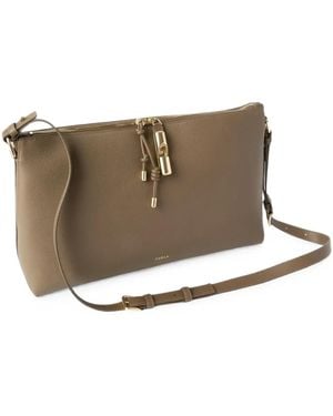 Furla Debby Shoulder Bag M - Brown