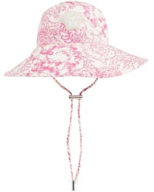 Versace Medusa Head Printed Bucket Hat - Pink
