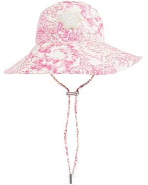 Versace Medusa Head Printed Bucket Hat - Pink