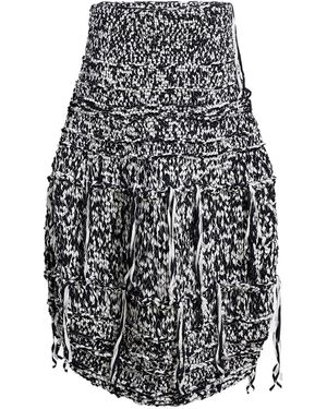 KHAITE Inna Knit Cotton-Blend Maxi Skirt - White
