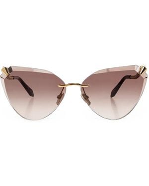 BVLGARI Serpenti Cat-Eye Sunglasses - Pink