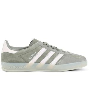 adidas Suede Stripes Gazelle Sneakers - White