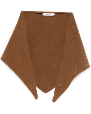 Max Mara Triangular Scarf - Brown