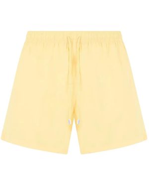 Fedeli Drawstring Elasticated Swim Shorts - Yellow