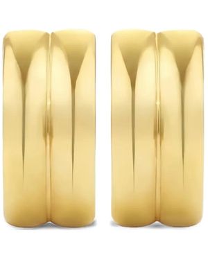 Dinny Hall Iceni Warrior Huggie Hoop Earrings - Yellow