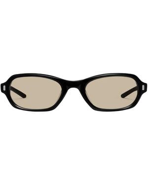 Gentle Monster Cai 01 Oval-Frame Sunglasses - Black