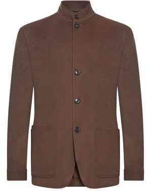 ZEGNA Chore Cashmere Jacket - Brown