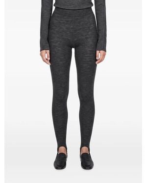 Soeur Stirrup-Cuff Leggings - Gray
