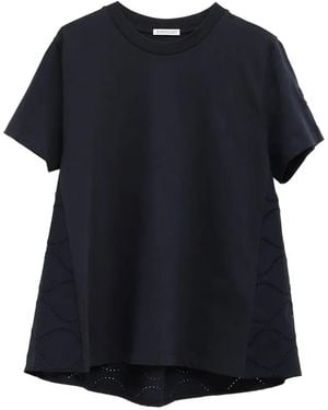 Moncler Eyelet T-Shirt - Black