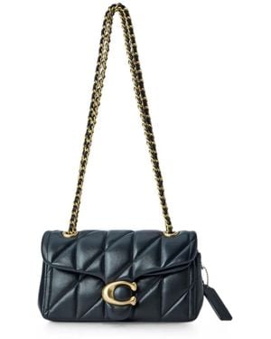 COACH Quilted Leather Shoulder Bag - White