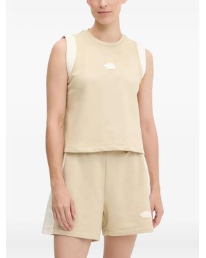 The North Face Contrast-Panel Sleeveless Top - Natural
