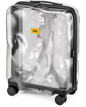 Crash Baggage Transparent Cabin Suitcase - Grey