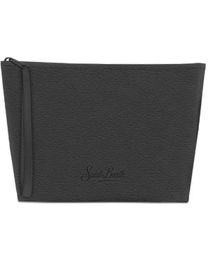 MC2 Saint Barth Strukturierte Aline Clutch - Schwarz