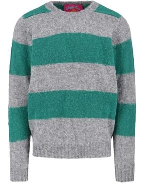 Howlin' Shaggy Bear Trui Met Print - Groen