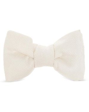 Tom Ford Silk Bow Tie - Natural